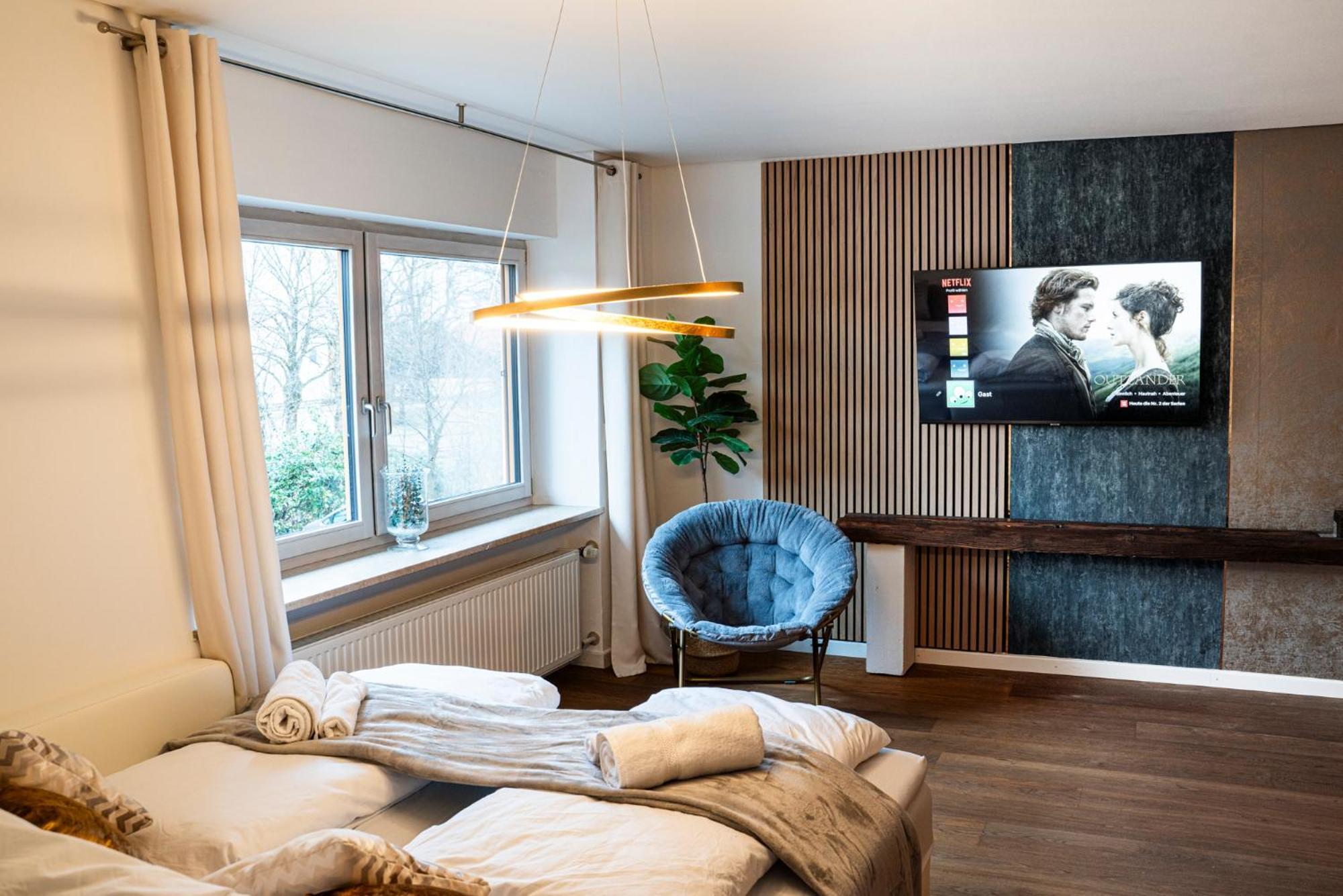 Apartament 130M2 Loft - Balkon, Smart Tv, Badewanne, Kaffee Rosenheim Zewnętrze zdjęcie